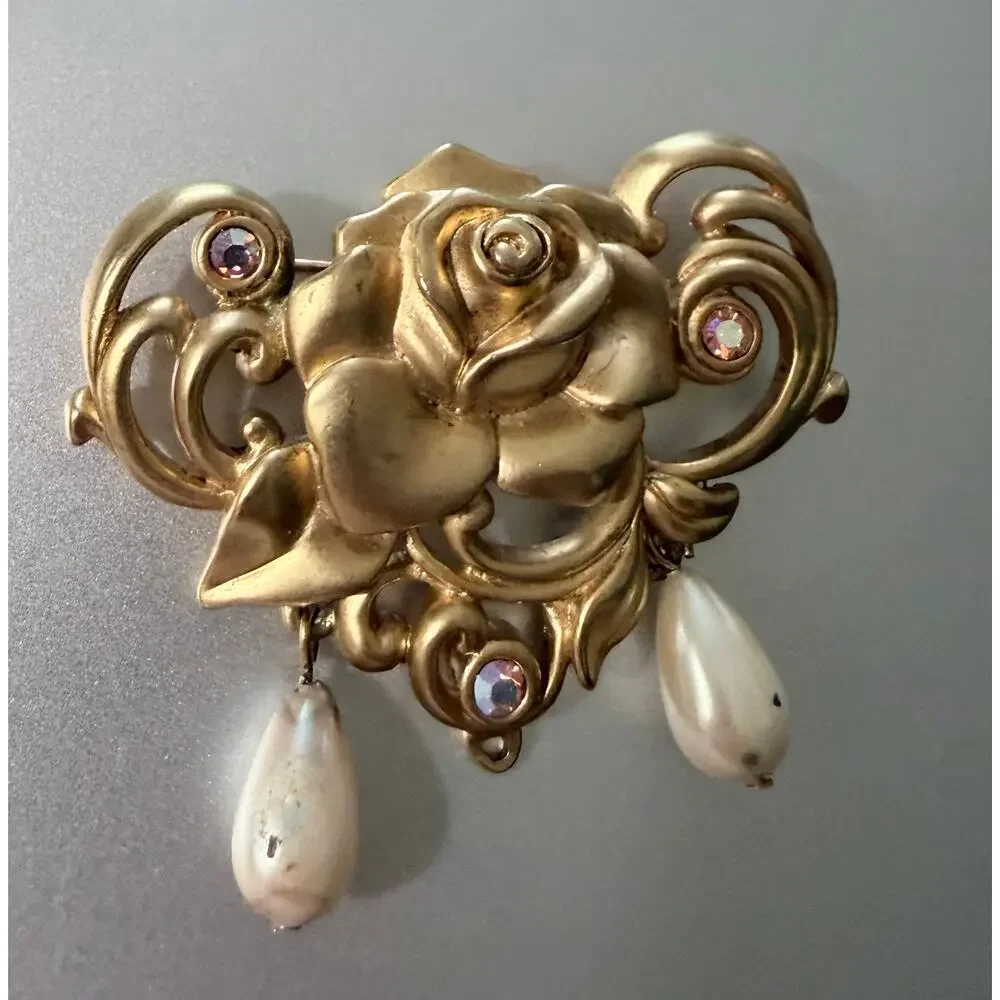 Vintage Brooch Lot 15 Pieces